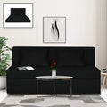 Adorn India Easy Highback Three Seater Sofa Cum Bed Decent 6' x 6' (Black) (1 Year Warranty)
