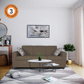 Adorn India Monteno 3 Seater Sofa (Camel)