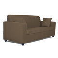 Adorn India Rio Decent 3 Seater Sofa(Brown) (3 Year Warranty)