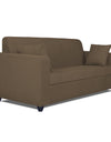 Adorn India Rio Decent 3 Seater Sofa(Brown)