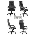 Adorn India Jorden,High-Back Leatherette Executive Office Ergonomic Chair (Black)