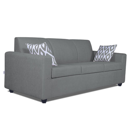 Adorn India Monteno Five Seater 3+2 Sofa Set (Grey)