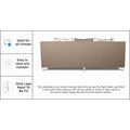 Adorn India Alica Three Seater Sofa (Camel)