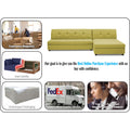 Adorn India Atlas Modular Sofa Set (Green) (3 Year Warranty)
