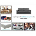 Adorn India Straight line 3 Seater Sofa (New Grey)