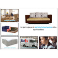 Adorn India Dexter Sofa Set 3-1-1 digitel Print (Brown & Beige)