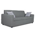 Adorn India Monteno 3 Seater Sofa (Grey) (3 Year Warranty)