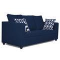 Zink Straight Line 3-1-1 5 Seater Sofa Set (Blue)