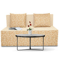 2 Seater Sofa Cum Bed Easy Poly Cotton 4x6 (Beige)