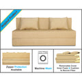 3 Seater Sofa Cum Bed Easy Alyn 5x6 (Beige)