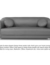 Adorn India Brisco 3 Seater Sofa (Light Grey)