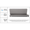 3 Seater Sofa Cum Bed Blake (Light Grey)