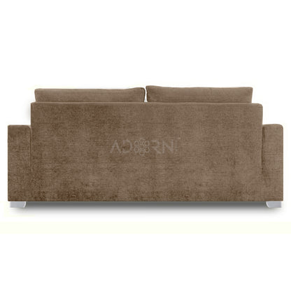 Adorn India straight line 3+1+1 seater sofa set(camel)