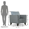 Tornado Bricks 1 Seater Sofa (Grey)