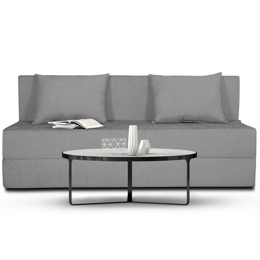 Adorn India Easy Three Seater Sofa Cum Bed Alyn 5'x 6' (Grey)