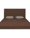 Adorn India Easy Highback Two Seater Sofa Cum Bed Rhombus 4' x 6' (Brown)