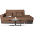Flora Sofa Cum bed (Camel)