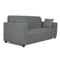 Adorn India Rio Decent 3 Seater Sofa(Grey) (3 Year Warranty)