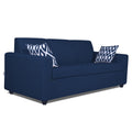 Adorn India Monteno 3 Seater Sofa (Blue) (3 Year Warranty)