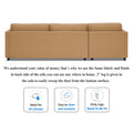 Adorn India Alexander L Shape 7 Seater Sofa Set with Ottoman Puffy LHS (Beige) (3 Year Warranty)