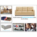 Adorn India Astor 3 Seater Sal Sofa (Beige) (3 Year Warranty)