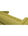 Adorn India Alexander L Shape Sofa (Right Side Handle)(Green)