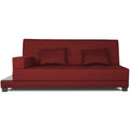 3 Seater Sofa Cum Bed Blake (Maroon), Wood, Foam