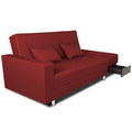 Flora Sofa Cum bed (Maroon)