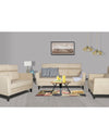 Adorn India Cardello 3-2-1 Six Seater Sofa Set (Beige)