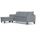 Adorn India Jonas Decent L Shape 5 Seater Sofa Set LHS (Grey) (3 Year Warranty)