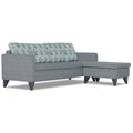 Adorn India Bruce Leaf L Shape 5 Seater Sofa Set RHS (Grey) (3 Year Warranty)