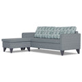 Adorn India Bruce Leaf L Shape 5 Seater Sofa Set LHS (Grey) (3 Year Warranty)