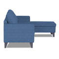 Adorn India Jonas Decent L Shape 5 Seater Sofa Set RHS (Blue) (3 Year Warranty)