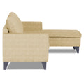 Adorn India Jonas Decent L Shape 5 Seater Sofa Set RHS (Beige) (3 Year Warranty)