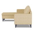 Adorn India Jonas Decent L Shape 5 Seater Sofa Set LHS (Beige) (3 Year Warranty)
