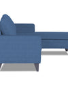 Adorn India Jonas Decent L Shape 5 Seater Sofa Set (Right Hand Side) (Blue)
