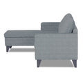 Adorn India Jonas Decent L Shape 5 Seater Sofa Set LHS (Grey) (3 Year Warranty)