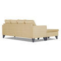 Adorn India Jonas Decent L Shape 5 Seater Sofa Set LHS (Beige) (3 Year Warranty)