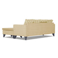 Adorn India Calloway Bricks L Shape 5 Seater Sofa Set RHS (Beige)