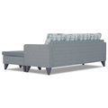 Adorn India Bruce Leaf L Shape 5 Seater Sofa Set RHS (Grey) (3 Year Warranty)