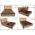Adorn India Engineered Box Spring Queen Bed with Storage-(Matte_Multicolor)