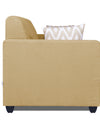 Adorn India Rio Highback 3 Seater Sofa (Beige)