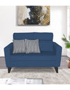 Adorn India Cardello 2 Seater Sofa (Blue)