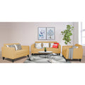 Adorn India Bladen 3-2-1 Six Seater Sofa Set (Beige)