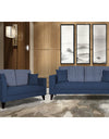 Adorn India Hector Stripes 3+2 5 Seater Sofa Set (Blue) Martin Plus