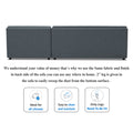 Adorn India Atlas Modular Sofa Set (Dark Grey)(3 Year Warranty)