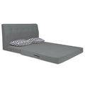 3 Seater Sofa Cum Bed Easy Highback Rhombus 5x6 (Grey)