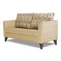 Adorn India Cortina Damask 2 Seater Sofa (Beige)