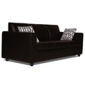 Adorn India Monteno Leatherette 3 Seater Sofa (Brown) (3 Year Warranty)