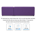 Adorn India Atlas Modular Sofa Set (Purple), Wood, Foam
